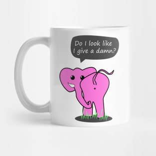 funny cartoon elephant Mug